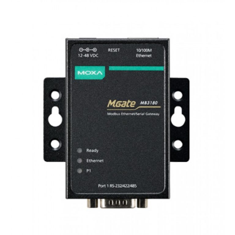MGate MB3180 | MOXA | 1-port standard Modbus gateway